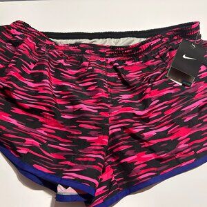 Nike Dri-Fit XL Pink Black Camo Running Shorts Lined Athletic NWT